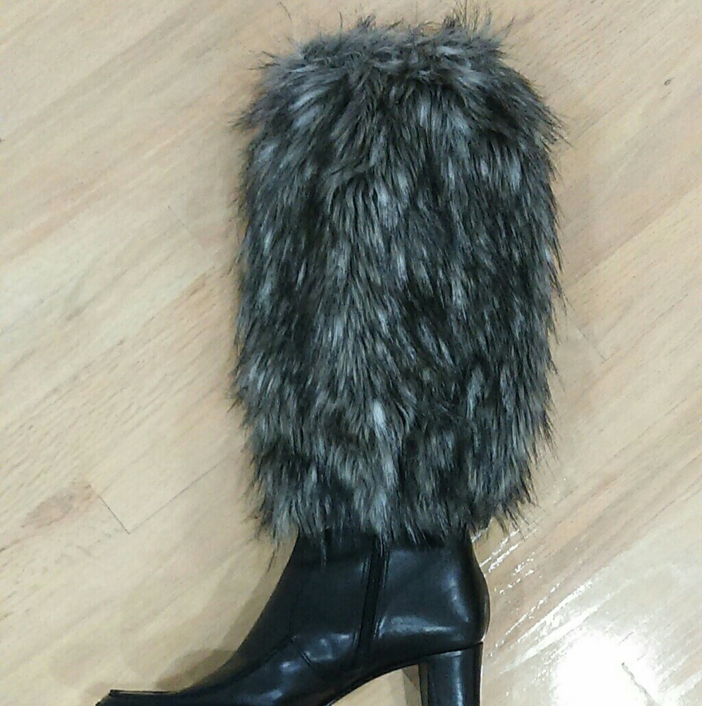 Faux Fur Leg Warmer